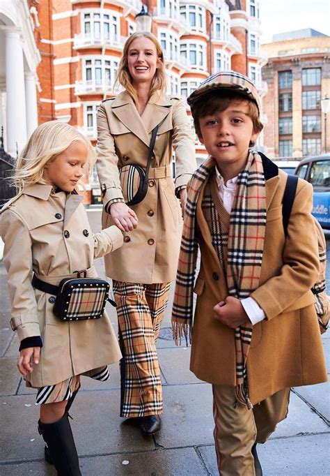 burberry kid coat|burberry matching family outfits.